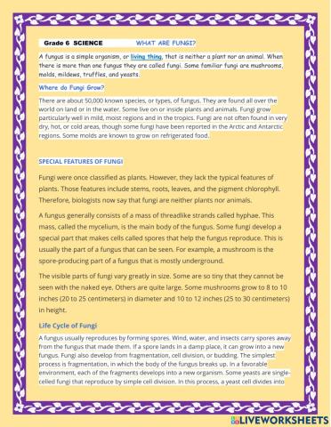 Fungi