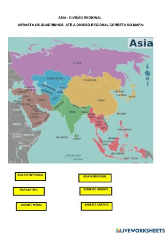 Ásia- regionalização