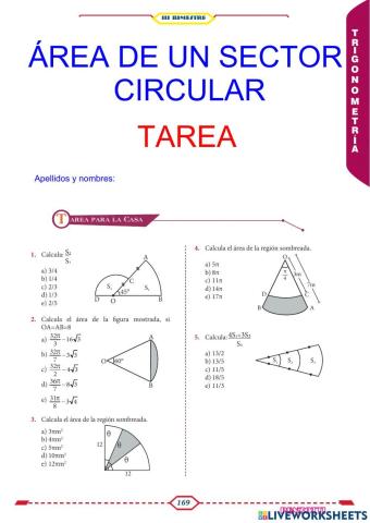 Tarea de trigonometría