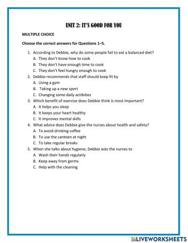 Complete IELTS 5-6 Unit 2 Listening SB