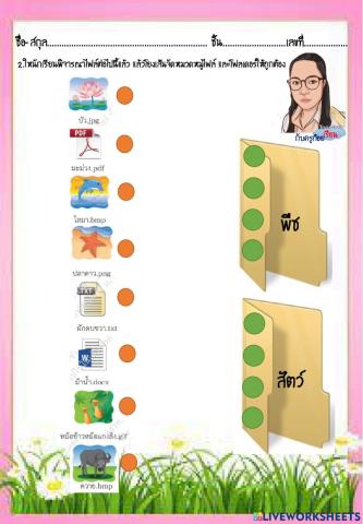 จับคู่ไฟล์โฟลเดอร์