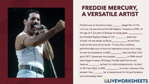 Freddie's Bio