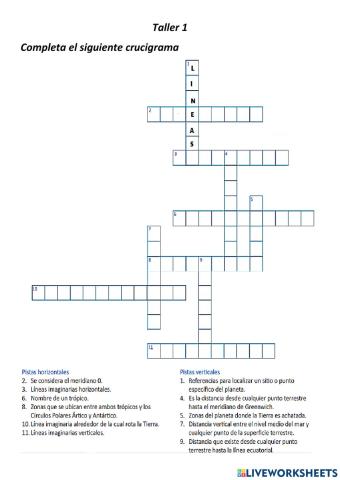 Paralelos y meridianos