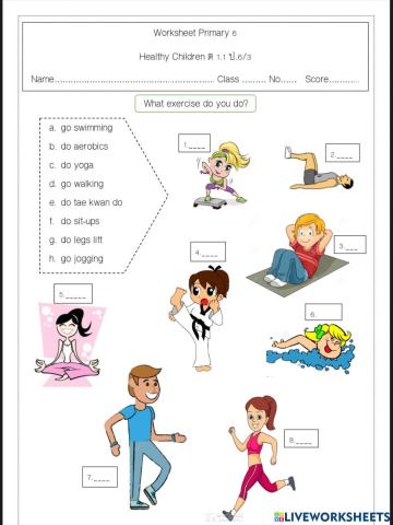 What exercise do you do?