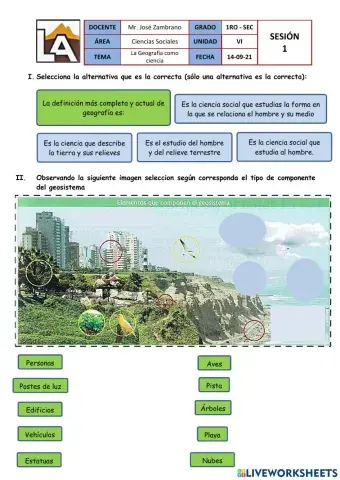 La geografía como ciencia
