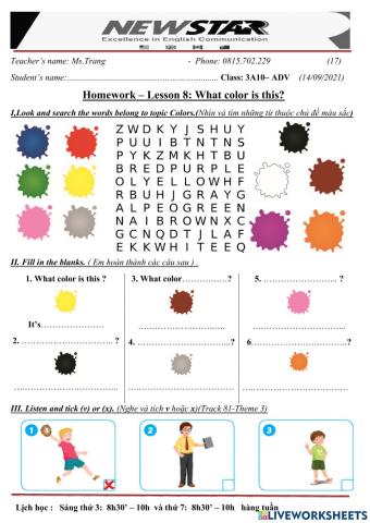 3A10-Lesson 8- What color is it?- 14-09-2021