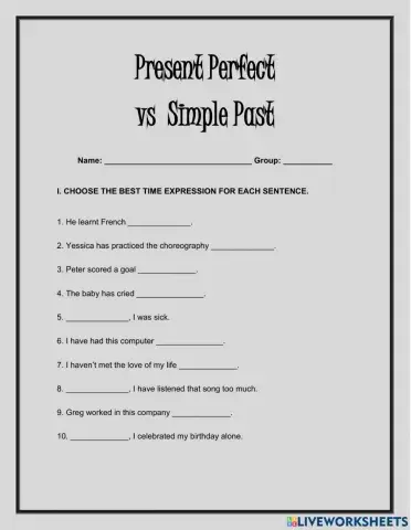 Present Perfect vs Simple Past