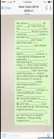 Meeting each other by whatsapp