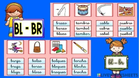 Sílaba bl- br