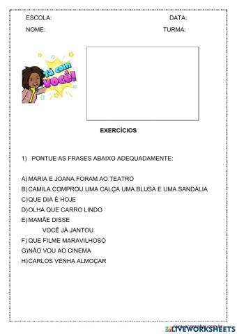 Sinais de pontuação