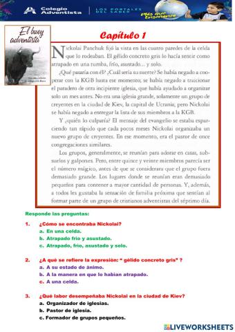 Lectura : El buey adventista (1)