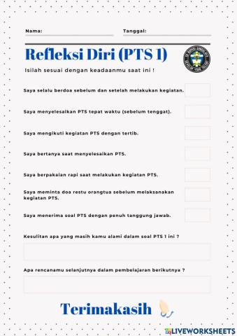 Refleksi PTS 1