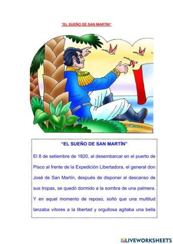 El sueño de Don José de San Martín