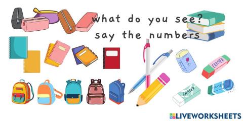 School supplies pronunciation