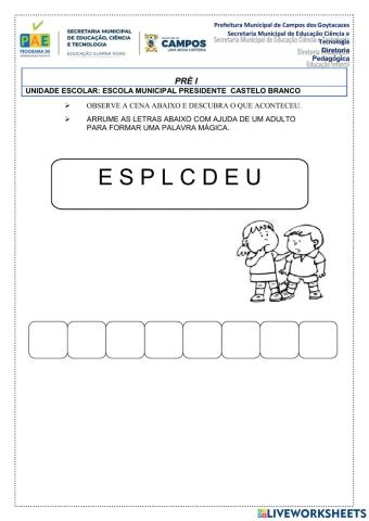 Formação de palavras