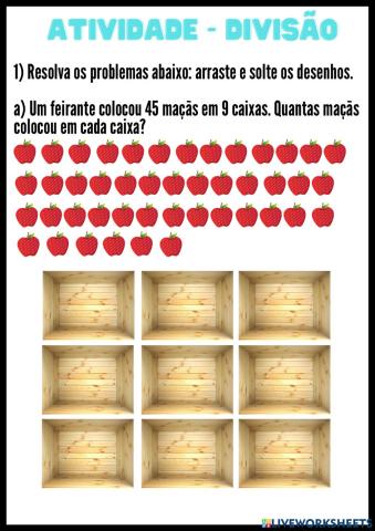 Divisão na prática online