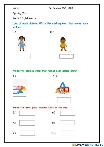 Sight Words