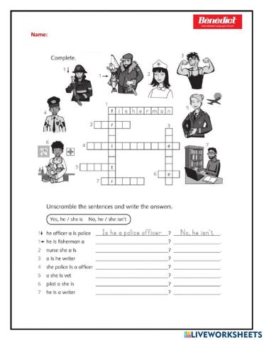 Kids 3 - Unit 7 Homework