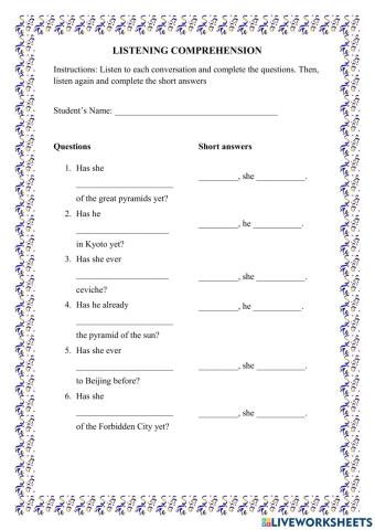 Greet a visitor to your country