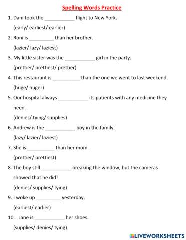 Reaching for the Moon.. Spelling 2