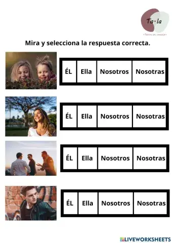 Pronombres personales