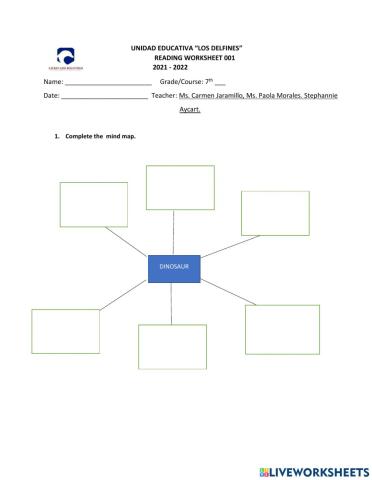 Reading Worksheet 001 7th