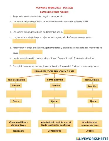 Ramas del poder publico