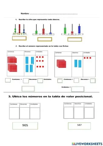Representación de números
