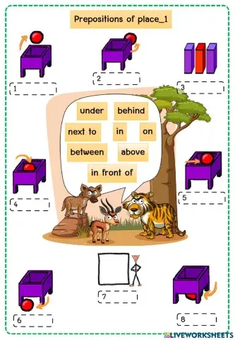 3FE-Preposition of place