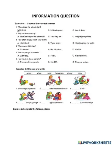 Information Question