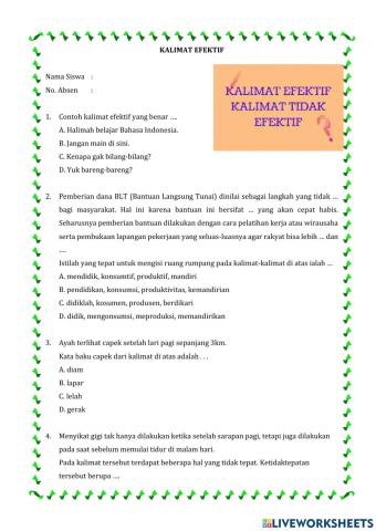 Kalimat Efektif