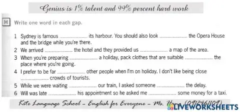 Destination B1 - unit 9 - H - page 39