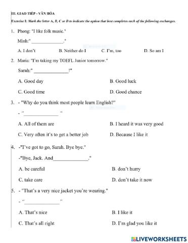 Chuyên đề 3- giao tiếp xã hội