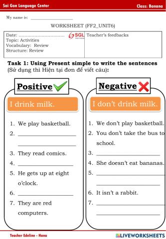 Banana FFs2 Review U4,5,6 (16.9.2021)