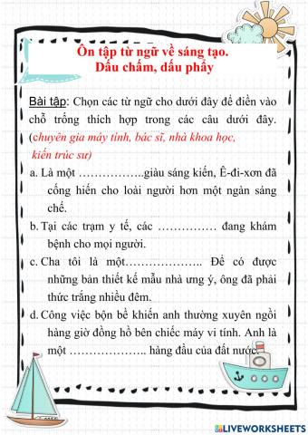 LTVC về sáng tạo