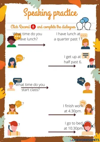 Conversation practice