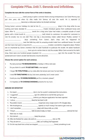 Complete PPlus Unit 7