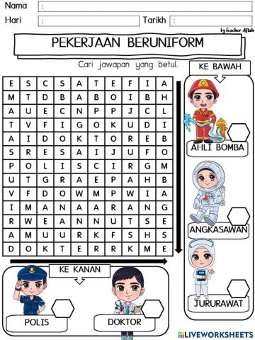 Pekerjaan beruniform