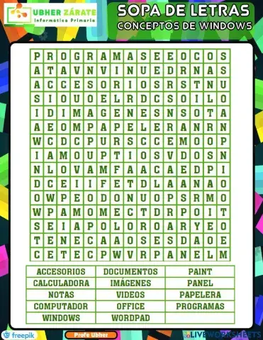 Sopa de letras - Windows