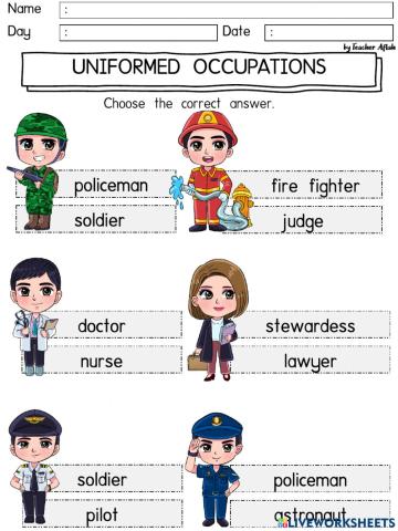 Uniform occupations