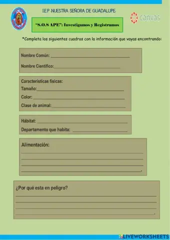 Animales en Peligro de Extinción