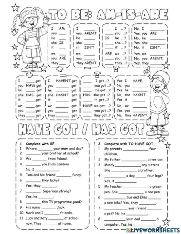 Revision have got, to be