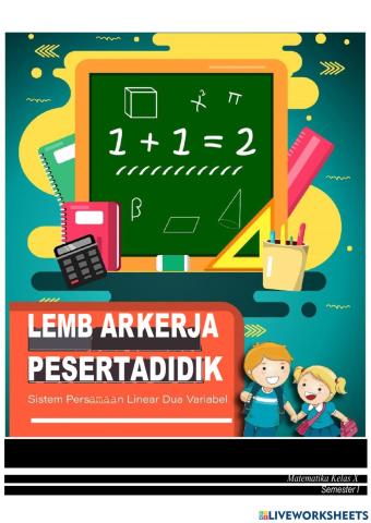 Sistem Persamaan Linear Dua Variabel