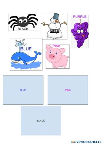 Winter Colours drag and drop