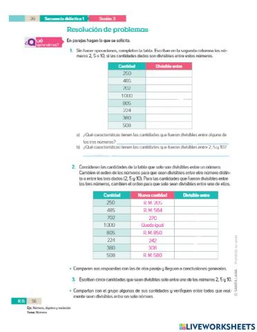 Criterios de divisibilidad entre 2, 5 y 10
