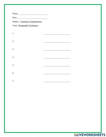 Propaganda techniques