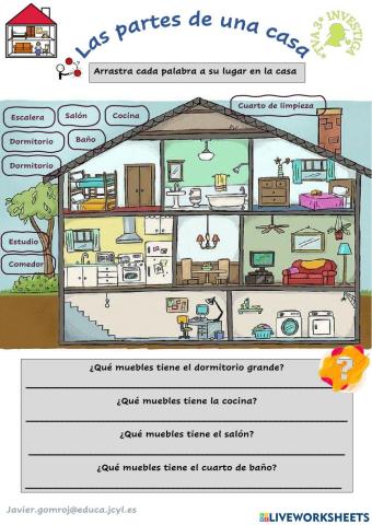 Las partes de una casa