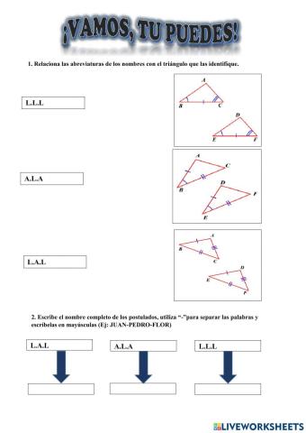 Criterios de congruencia de triangulos