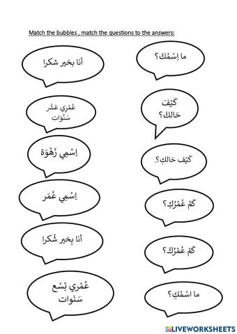 Introduce yourself vocabulary