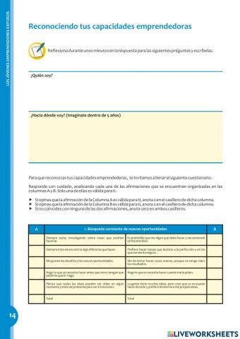 Desarrollo espíritu emprendedor 
